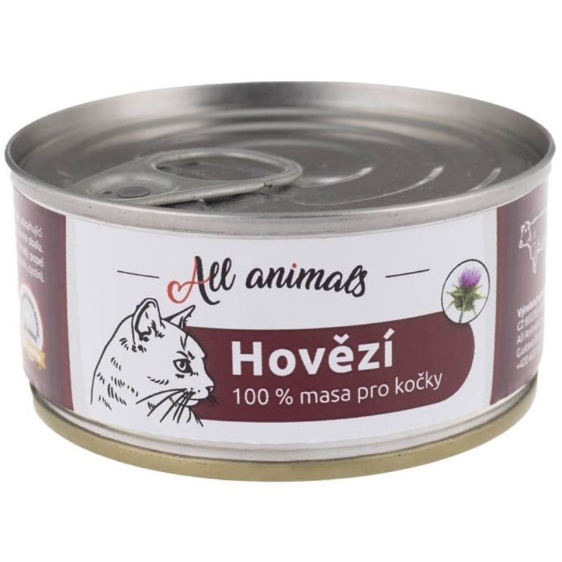 All Animals Hovězí mleté pro kočky