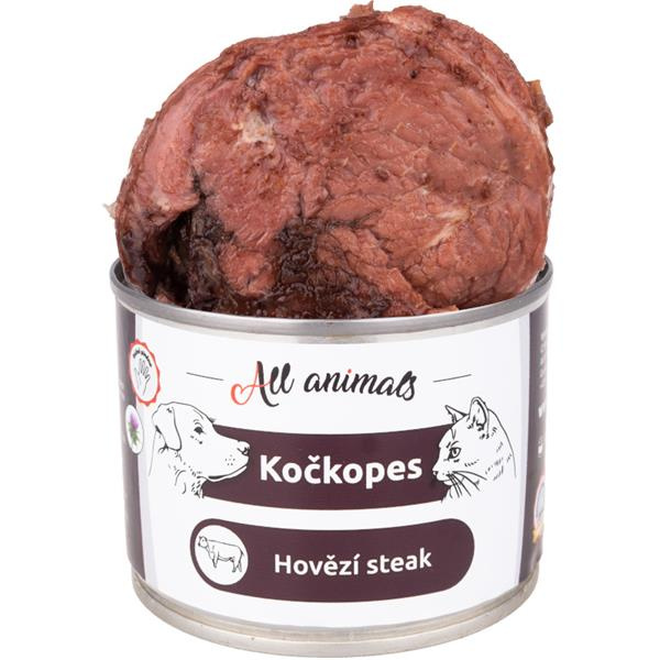 All Animals Hovězí steak pro kočky