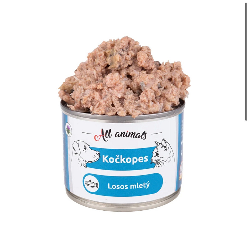 All Animals kočkopes Losos mletý  200g