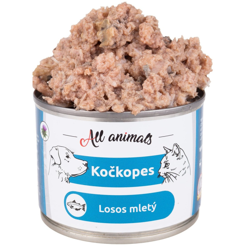 All Animals kočkopes Losos mletý  200g