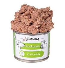 All Animals Mletý králík konzerva pro psy