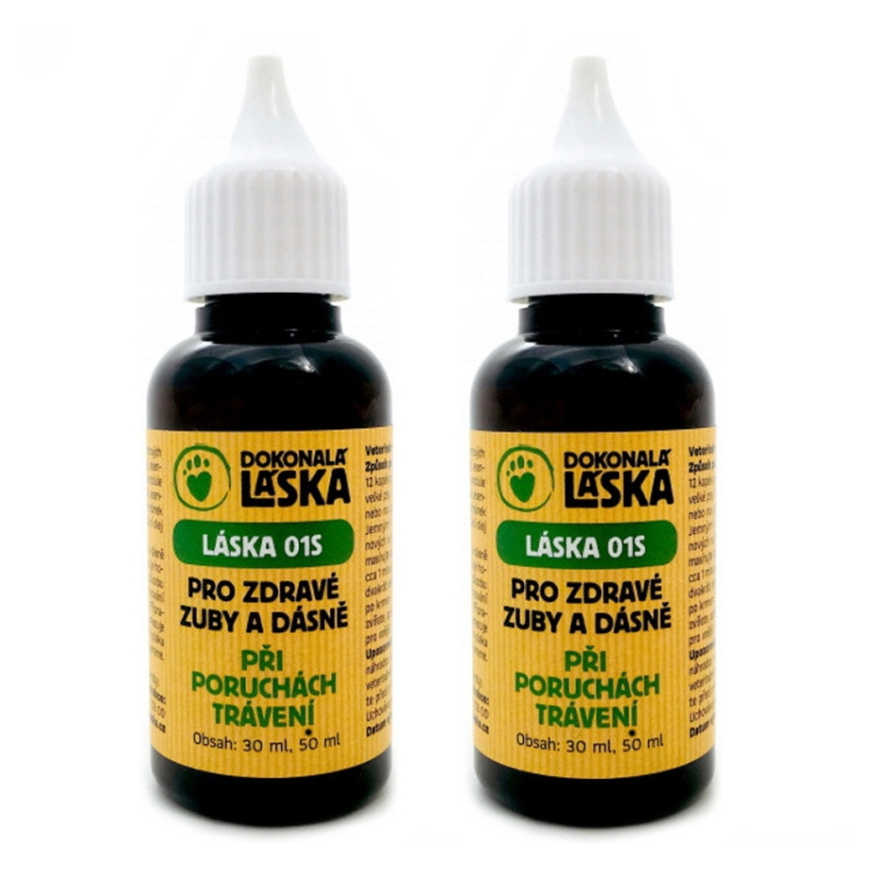 DOKONALÁ LÁSKA 01S Pro zdravé zuby a dásně při poruchách trávení 100 ml