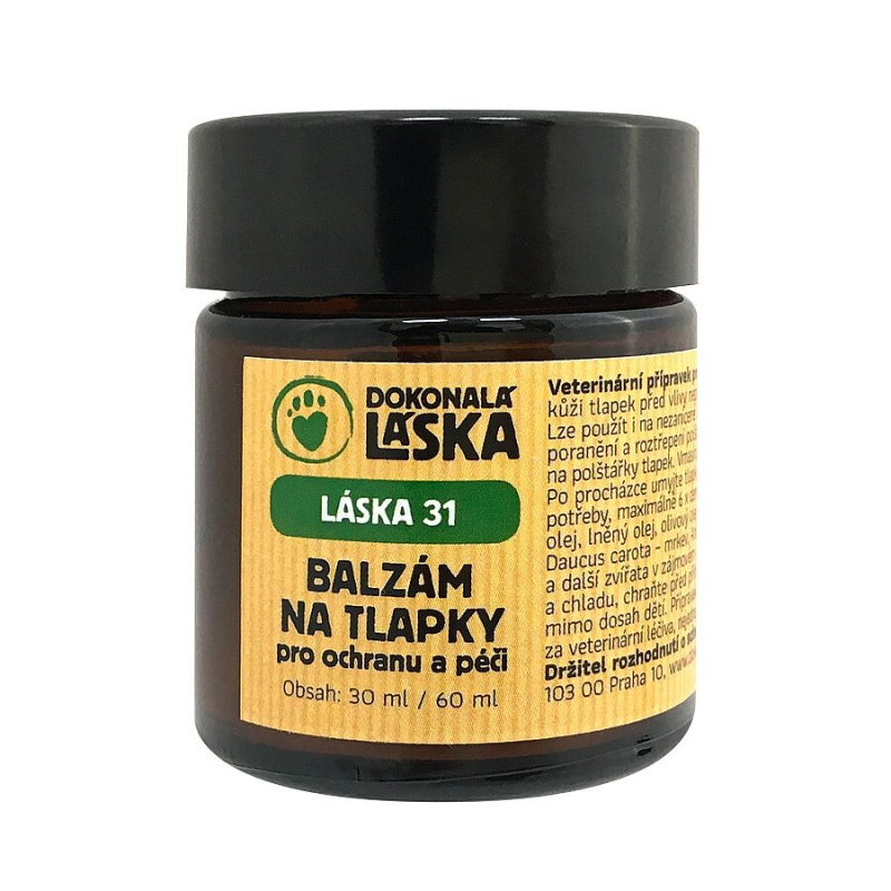 DOKONALÁ LÁSKA 31 Balzám na tlapky pro ochranu a péči 60 ml