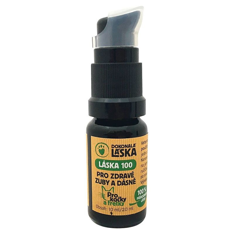 LÁSKA 100 Pro zdravé zuby a dásně koček a fretek 10ml