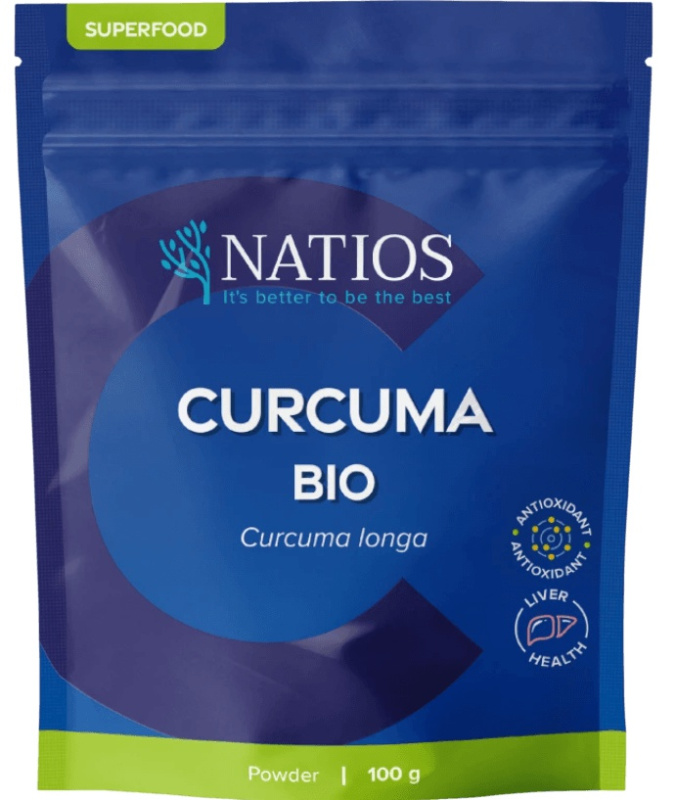NATIOS Curcuma BIO prášek 100 g