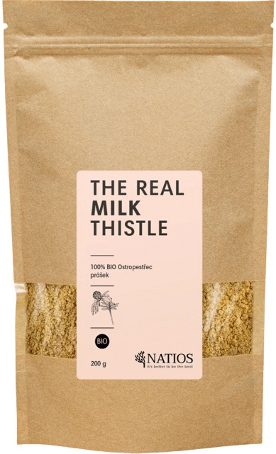 NATIOS BIO Ostropestřec mariánský Prášek 200 g