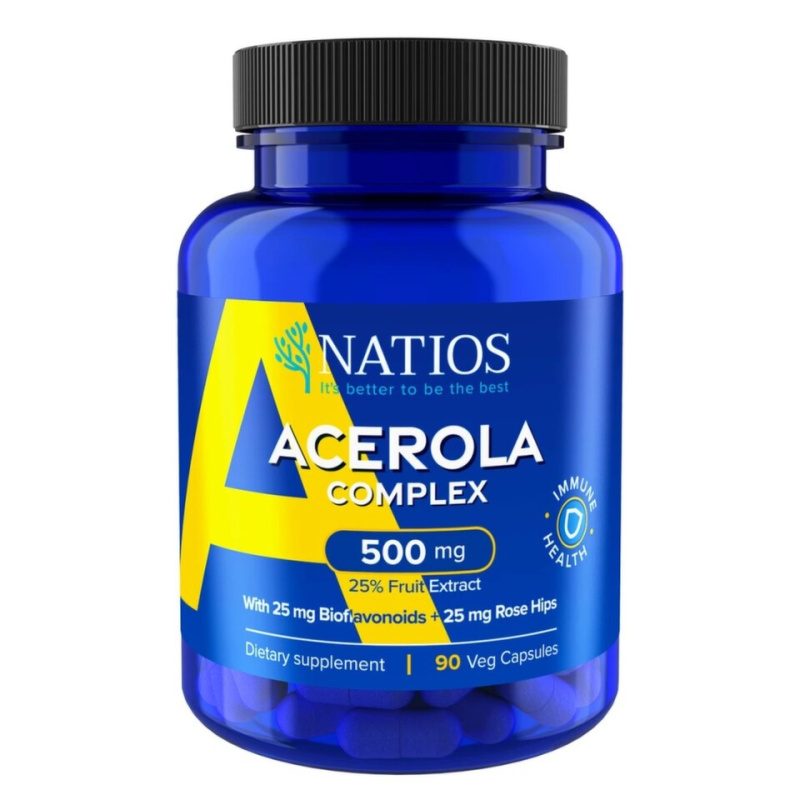 NATIOS Acerola Complex 500 mg 90 veganských kapslí