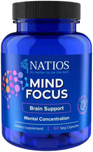 NATIOS Mind Focus 60 veganských kapslí