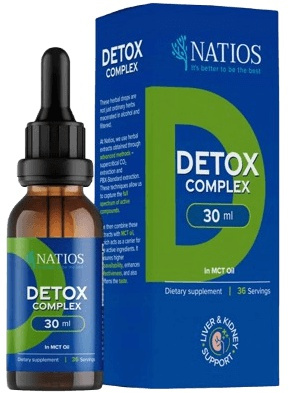 NATIOS Detox Complex Bylinné kapky v MCT oleji 30 ml
