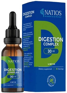 NATIOS Digestion Complex Bylinné kapky v MCT oleji 30 ml