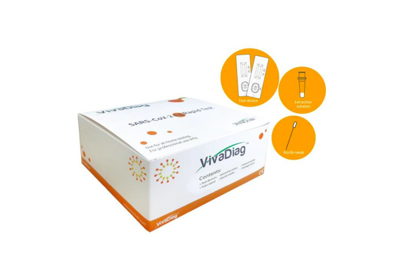 25x VivaDiag Antigenní rychlotest na COVID-19 z přední části nosu/úst (i pro DĚTI) - PRO SEBETESTOVÁNÍ (26 Kč/ks)