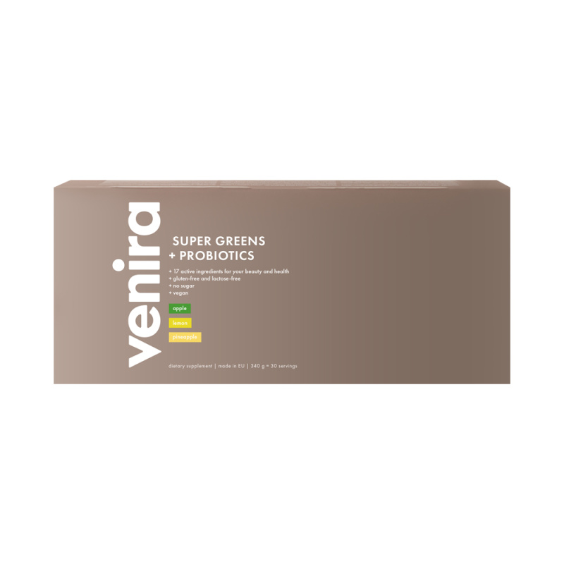 Venira Super greens + probiotika mix příchutí 30x11,3 g