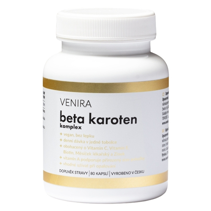 VENIRA beta karoten komplex, 80 kapslí