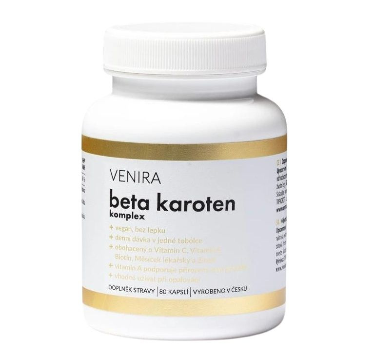 VENIRA beta karoten komplex, 80 kapslí