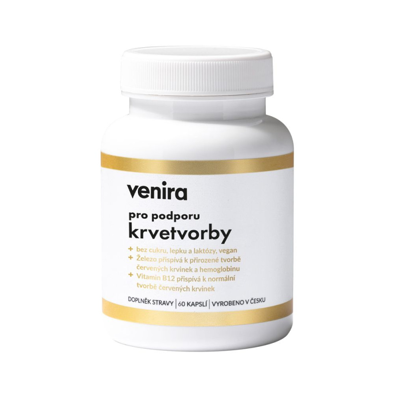 VENIRA podpora krvetvorby, 60 kapslí