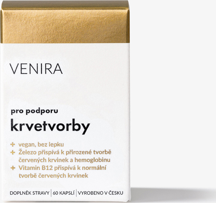 VENIRA podpora krvetvorby, 60 kapslí