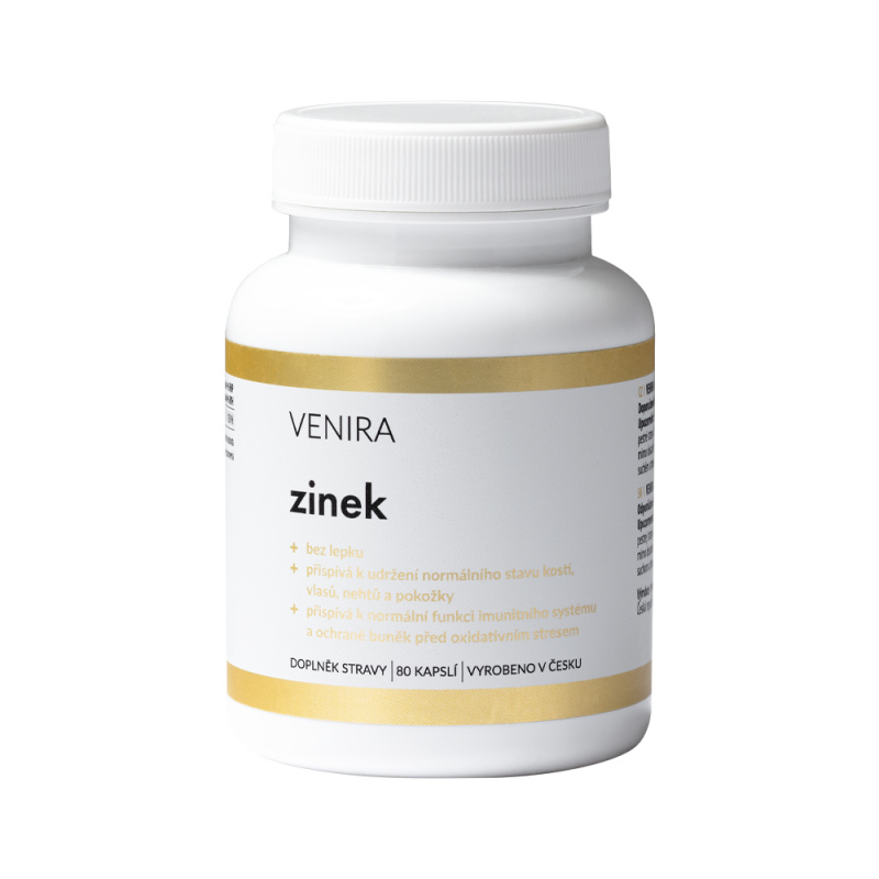 VENIRA zinek, 80 kapslí