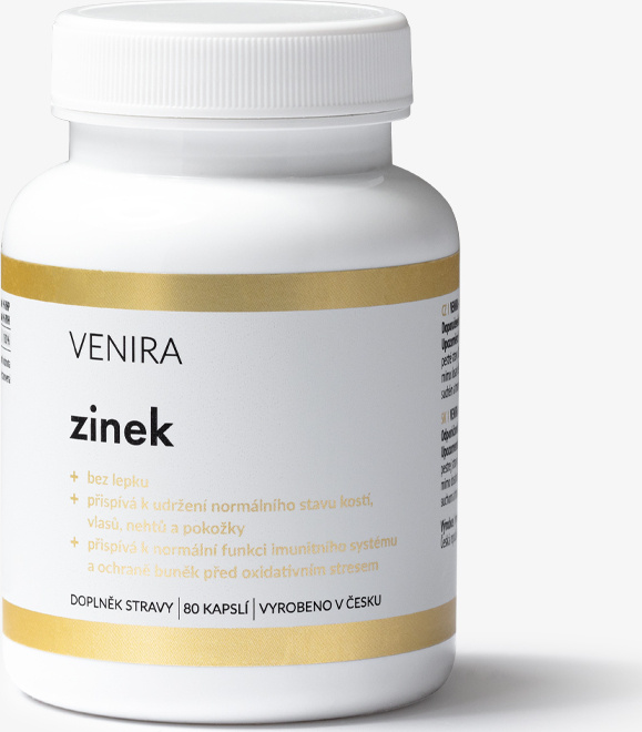 VENIRA zinek, 80 kapslí