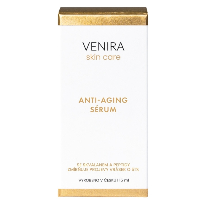 VENIRA anti-aging sérum se skvalanem a peptidy, 15 ml