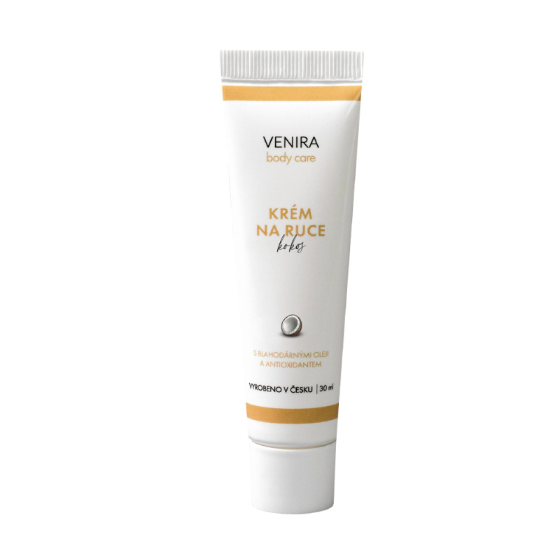 VENIRA krém na ruce, kokos, 30 ml