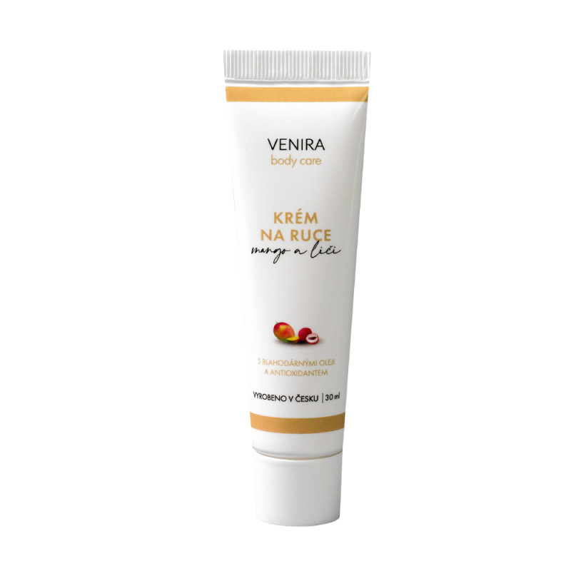 VENIRA krém na ruce, mango-liči, 30 ml