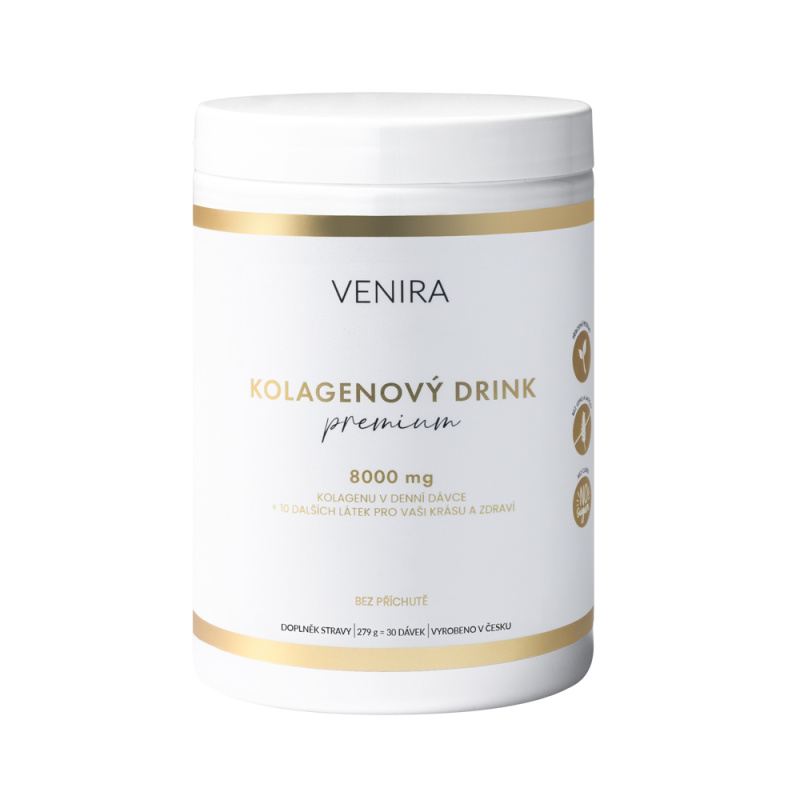 VENIRA PREMIUM kolagenový drink bez příchutě, 276 g