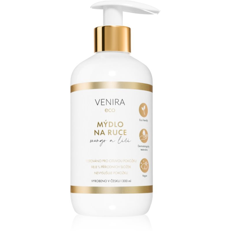 VENIRA ECO tekuté mýdlo na ruce, mango-liči, 300 ml