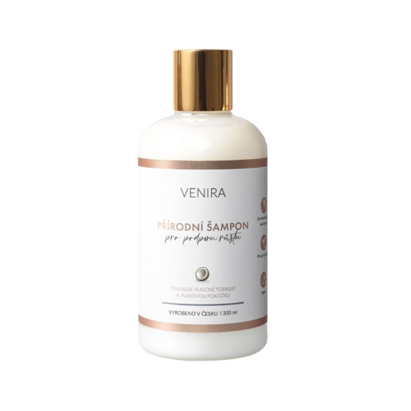 VENIRA přírodní šampon pro podporu růstu vlasů, 300 ml