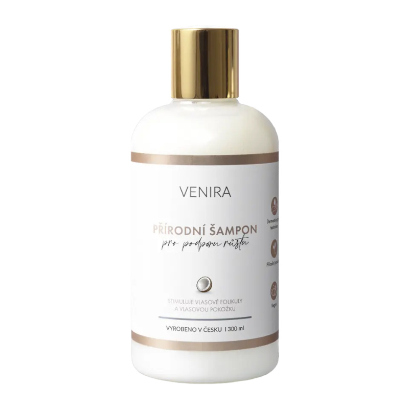 VENIRA přírodní šampon pro podporu růstu vlasů, 300 ml