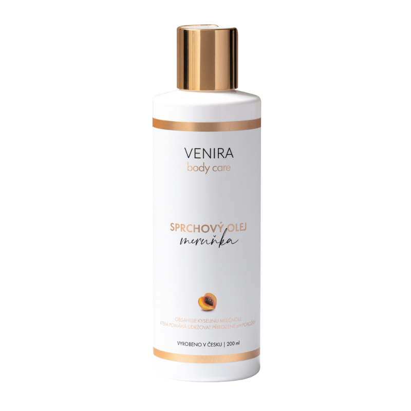 VENIRA sprchový olej- meruňka, 200 ml