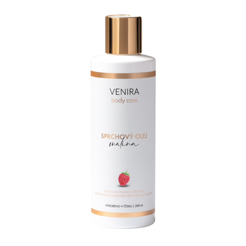 VENIRA sprchový olej, malina, 200 ml