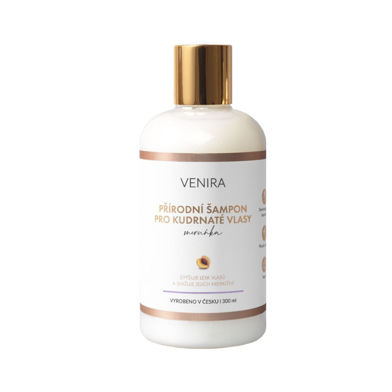 VENIRA šampon pro kudrnaté vlasy- meruňka, 300 ml
