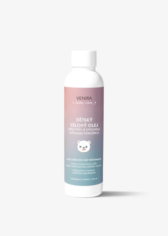 VENIRA dětský tělový olej pro miminka, 150 ml