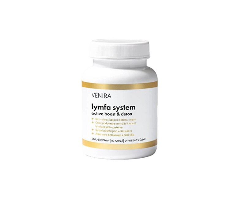 VENIRA Lymfa system active boost & detox 80 kapslí
