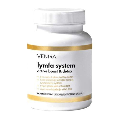 VENIRA Lymfa system active boost & detox 80 kapslí
