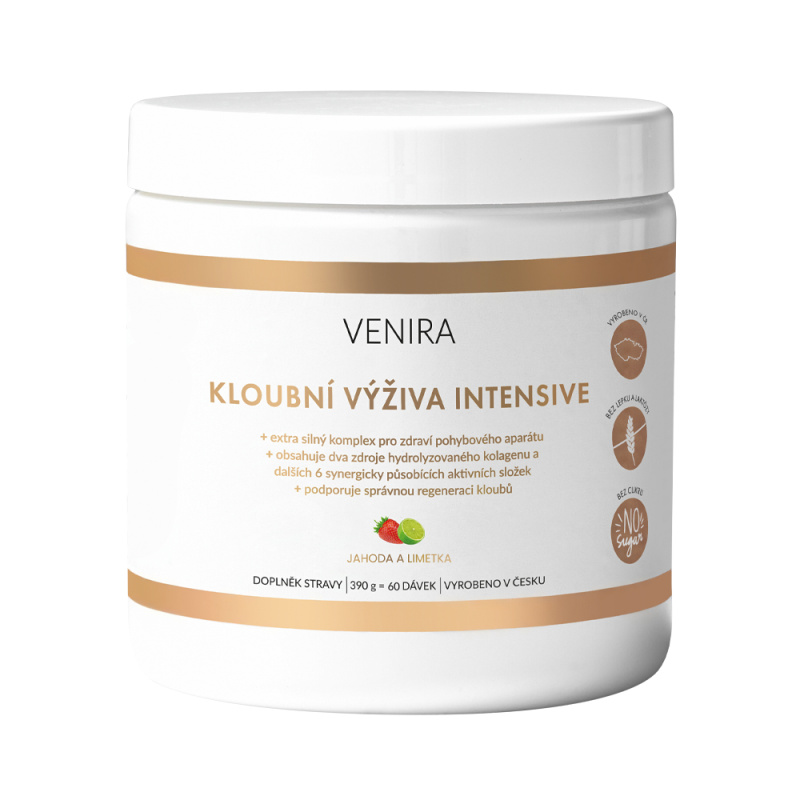 VENIRA kloubní výživa intensive, jahoda-limetka, 390 g