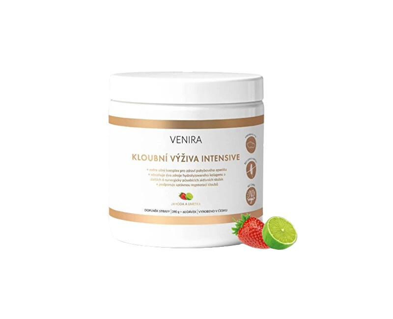 VENIRA kloubní výživa intensive, jahoda-limetka, 390 g