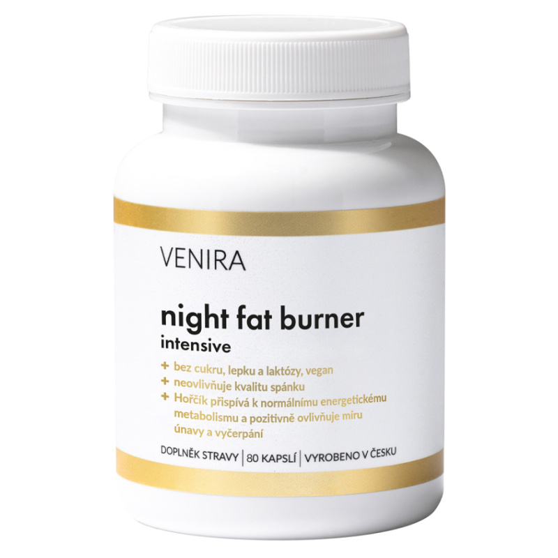 VENIRA night fat burner - intensive, 80 kapslí