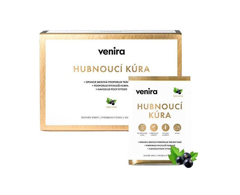 Venira Hubnoucí kůra černý rybíz 30x4g
