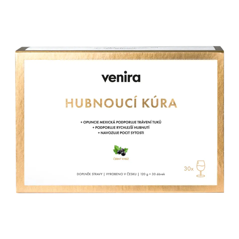 Venira Hubnoucí kůra černý rybíz 30x4g