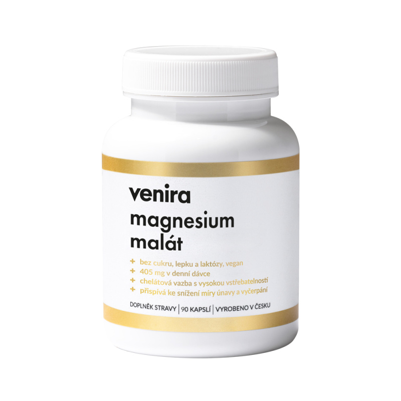 VENIRA magnesium malát, 90 kapslí