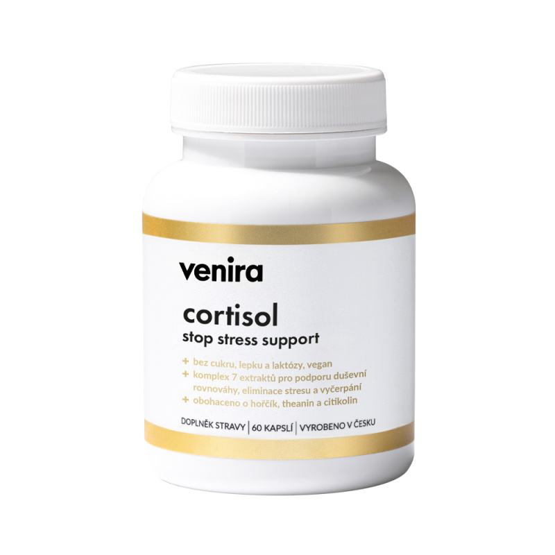 VENIRA Cortisol stop stress support 60 kapslí