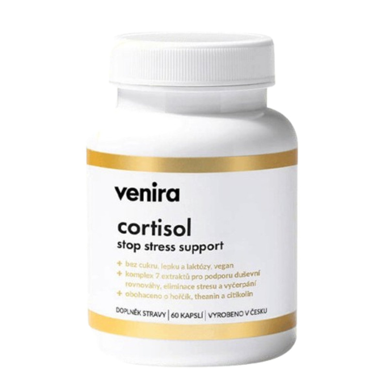 VENIRA Cortisol stop stress support 60 kapslí
