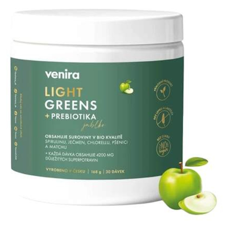 VENIRA light greens prebiotika jablko 168 g