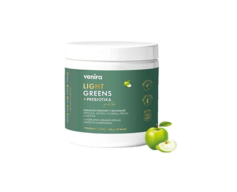 VENIRA light greens prebiotika jablko 168 g