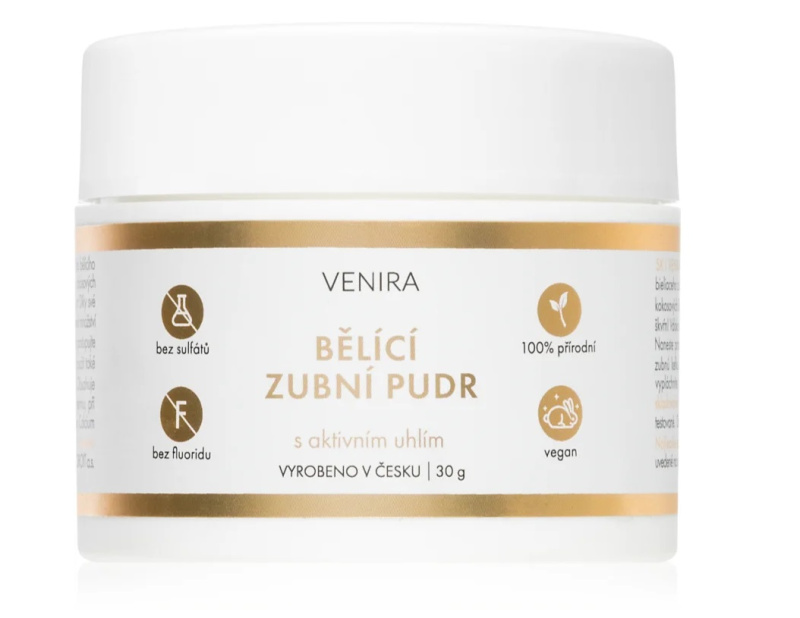 VENIRA bělicí zubní pudr, máta, 30g