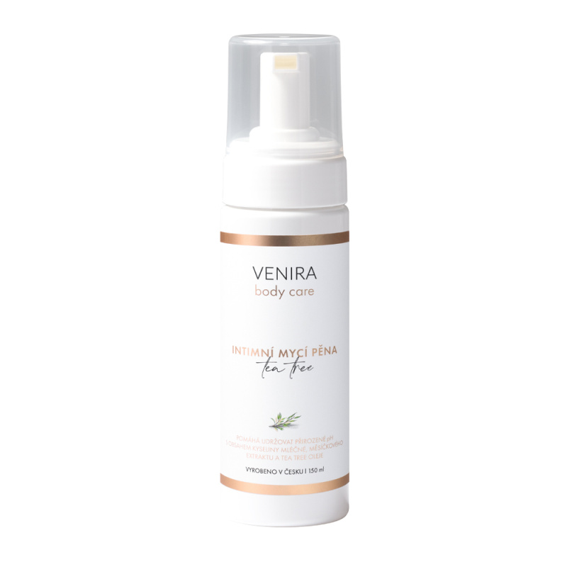 VENIRA intimní mycí pěna, tea tree, 150 ml
