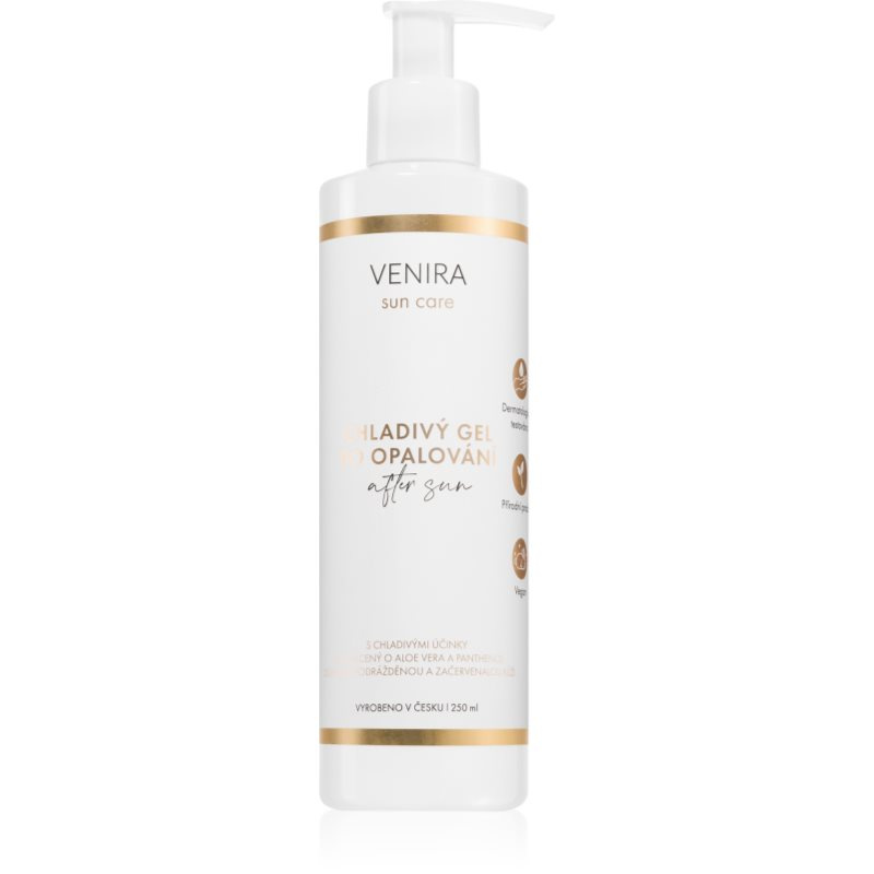 VENIRA chladivý gel po opalování, AFTER SUN, aloe vera a menthol, 250 ml