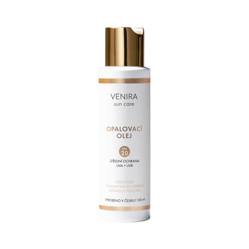 VENIRA opalovací olej, SPF 20, 100 ml