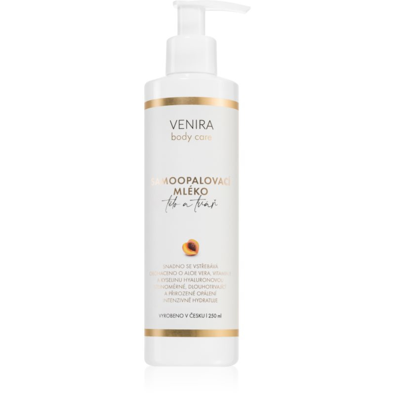 VENIRA samoopalovací mléko, meruňka, 250 ml